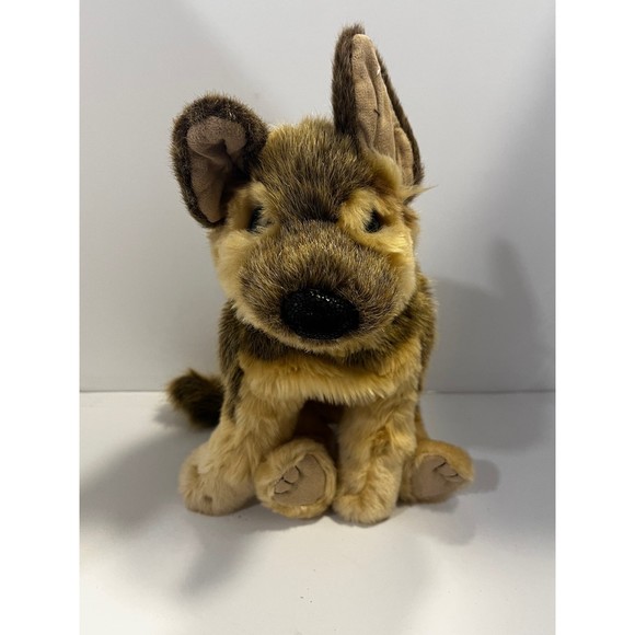 GANZ Toys Folkmanis German Shepherd Puppy Dog 8 Full Body Stuffed